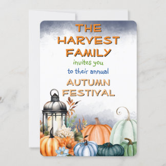 Fall Harvest Einladung