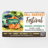 Fall Harvest Festival Banner (Horizontal)