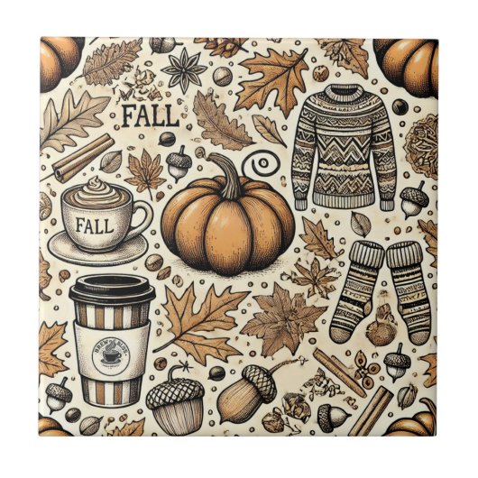 Fall Harvest Fliese (Vorderseite)