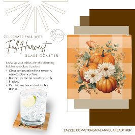 Fall Harvest Glass Untersetzer