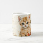 Fall Harvest Kitten Coffee Tasse (Mittel)