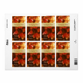 Fall Harvest Leaf Erntedank Leckereien Backlabel (Vorne)