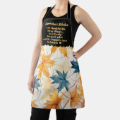 Fall Harvest Orange Foliage Personalisiert Schürze (InSitu)