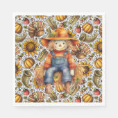 Fall Harvest Paper Napkin Serviette (Vorderseite)