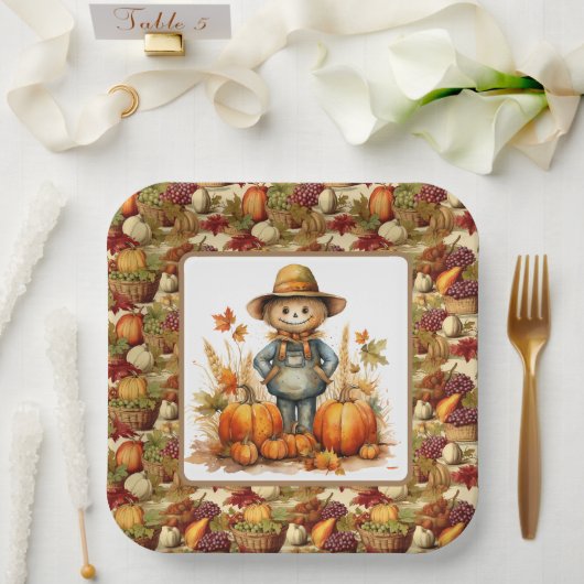 Fall Harvest Pappteller (Hochzeit)