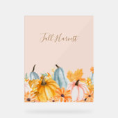 FALL HARVEST PARTY ACRYLSCHILD (Vorderseite)