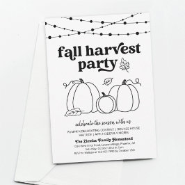 Fall Harvest-Party Einladung