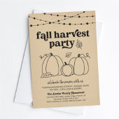 Fall Harvest-Party Einladung