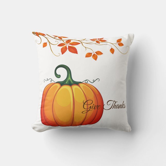 Fall Harvest Pumpkin-Keuchkissen Kissen (Vorderseite)