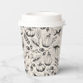 Fall Harvest Pumpkin Pappbecher (Rückseite)