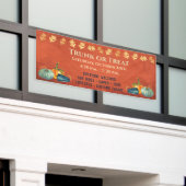 Fall Harvest Pumpkin Trunk oder Leckerei Banner (Äußeres Gebäude)