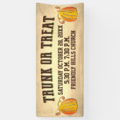 Fall Harvest Pumpkin Trunk oder Leckerei Event Ban Banner (Vertikal)