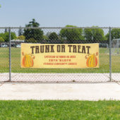 Fall Harvest Pumpkin Trunk oder Leckerei Event Banner (Insitu)