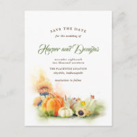 Fall Harvest Pumpkins und Sonnenblumen Save the Da