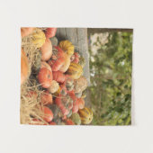 Fall Harvest Pumpkins Wandteppich (Vorderseite (Horizontal))