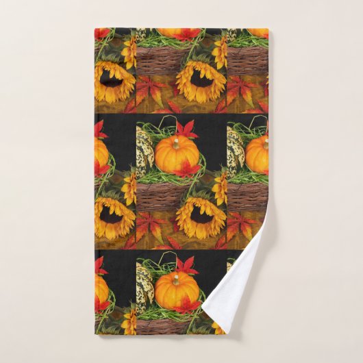 Fall Harvest Sonnenblumen Badhandtuch Set (Handtuch)