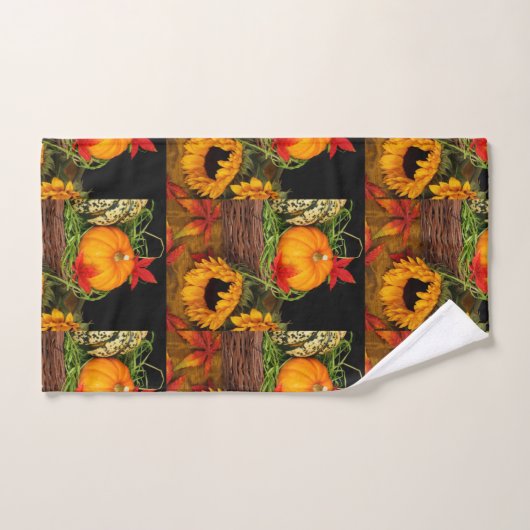 Fall Harvest Sonnenblumen Badhandtuch Set (Handtuch)