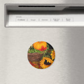 Fall Harvest Sonnenblumen Magnet (In Situ (Geschirrspüler))