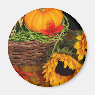 Fall Harvest Sonnenblumen Magnet