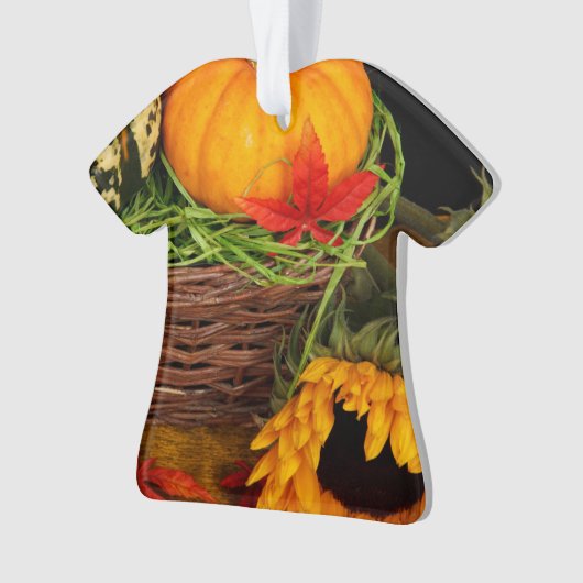 Fall Harvest Sonnenblumen Ornament (Vorderseite)