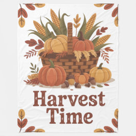 Fall harvest time stylish Blanket New Home Fleecedecke