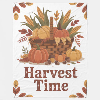 Fall harvest time stylish Blanket New Home Fleecedecke