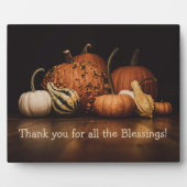 Fall Harvest | Vielen Dank für alle Segen Fotoplatte (Vorderseite)