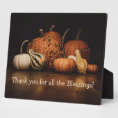 Fall Harvest | Vielen Dank für alle Segen Fotoplatte (Seite)
