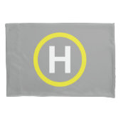 Fall Helipad Sign Pillow Kissenbezug (Vorderseite-Links)