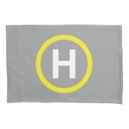 Fall Helipad Sign Pillow Kissenbezug (Vorderseite-Links)