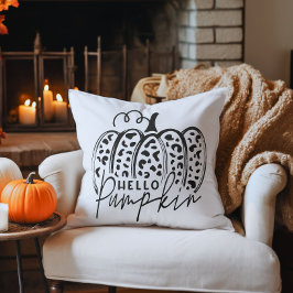 Fall Hello Pumpkin Kissen