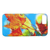 Fall Herbst Fallende Blätter iPhone 7 Case-Mate iPhone Hülle (Rückseite (Horizontal))