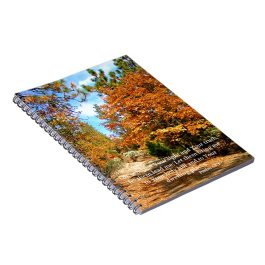 Fall-Herbstchristlicher Scripture-Bibel-Vers Notizblock (Rechte Seite)