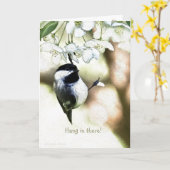 Fall herein dort! - Ermutigung/genesenes: Karte (Gelbe Blume)