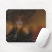 Fall Hexe Design 1 Mousepad (Mit Mouse)