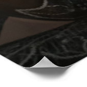 Fall Hexe Design 1 Print/Poster Poster (Ecke)