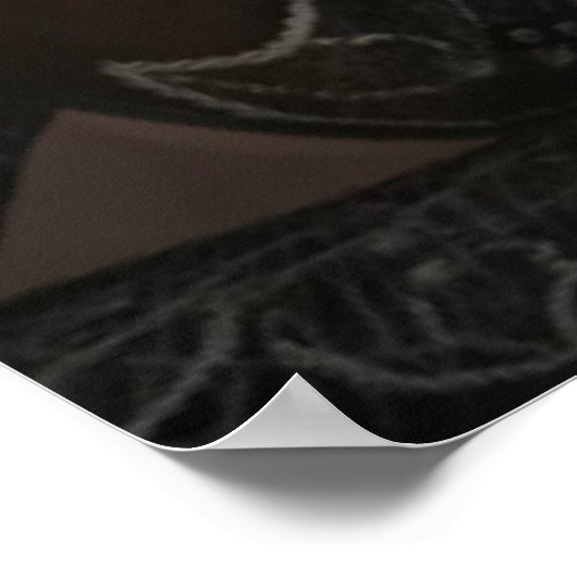 Fall Hexe Design 1 Print/Poster Poster (Ecke)