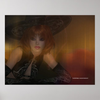 Fall Hexe Design 1 Print/Poster Poster