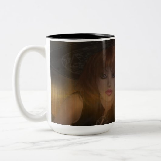 Fall Hexe Design 2 Tasse (Links)