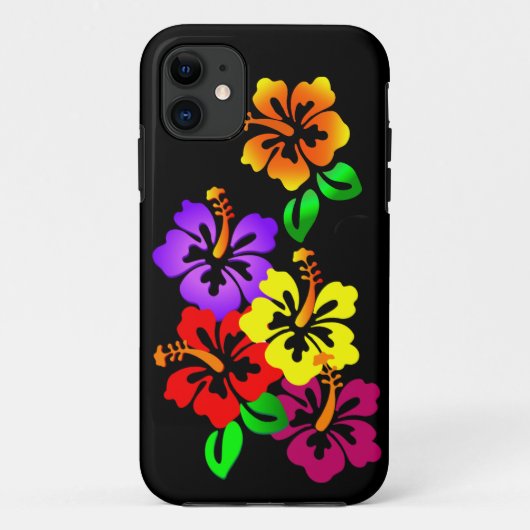 Fall Hibisken Floral iPhone 5/5S Case-Mate iPhone Hülle (Rückseite)