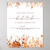 Fall Hilfe für die Besetzte Braut bei der Adressie Poster (Vorne)