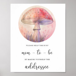 Fall Hilfe für die betriebliche Mama, um einen Ums Poster