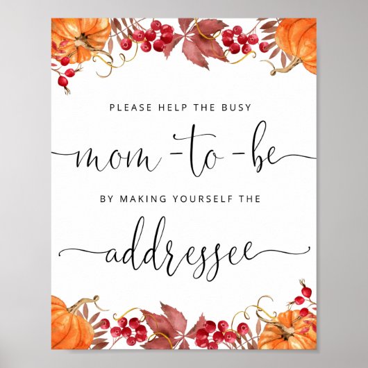 Fall Hilfe für die betriebliche Mama, um einen Ums Poster (Vorne)