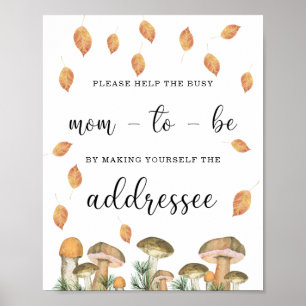 Fall Hilfe für die betriebliche Mama, um einen Ums Poster
