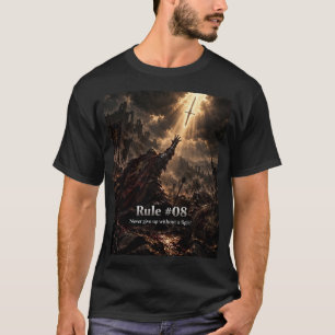 Fall hin. Kämpfe zurück. Erhebe dich wieder. T-Shirt