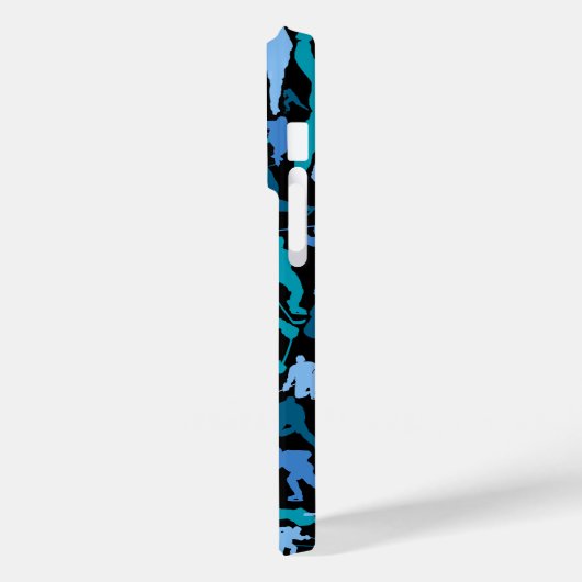 Fall Hockey Player Muster Case-Mate iPhone Hülle (Rückseite / Links)