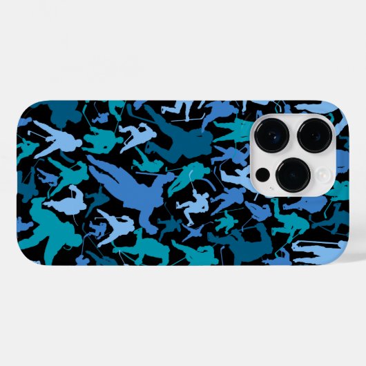 Fall Hockey Player Muster Case-Mate iPhone Hülle (Rückseite (Horizontal))