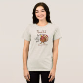 Fall Holiday Funny Scheidung Tri-Blend Shirt (Vorderseite voll)