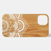 Fall Holz und Mandala Case-Mate iPhone iPhone Hülle (Rückseite (Horizontal))