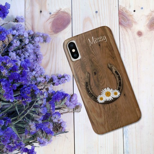 Fall Horseshoe und Daisies iPhone X Case-Mate iPhone Hülle